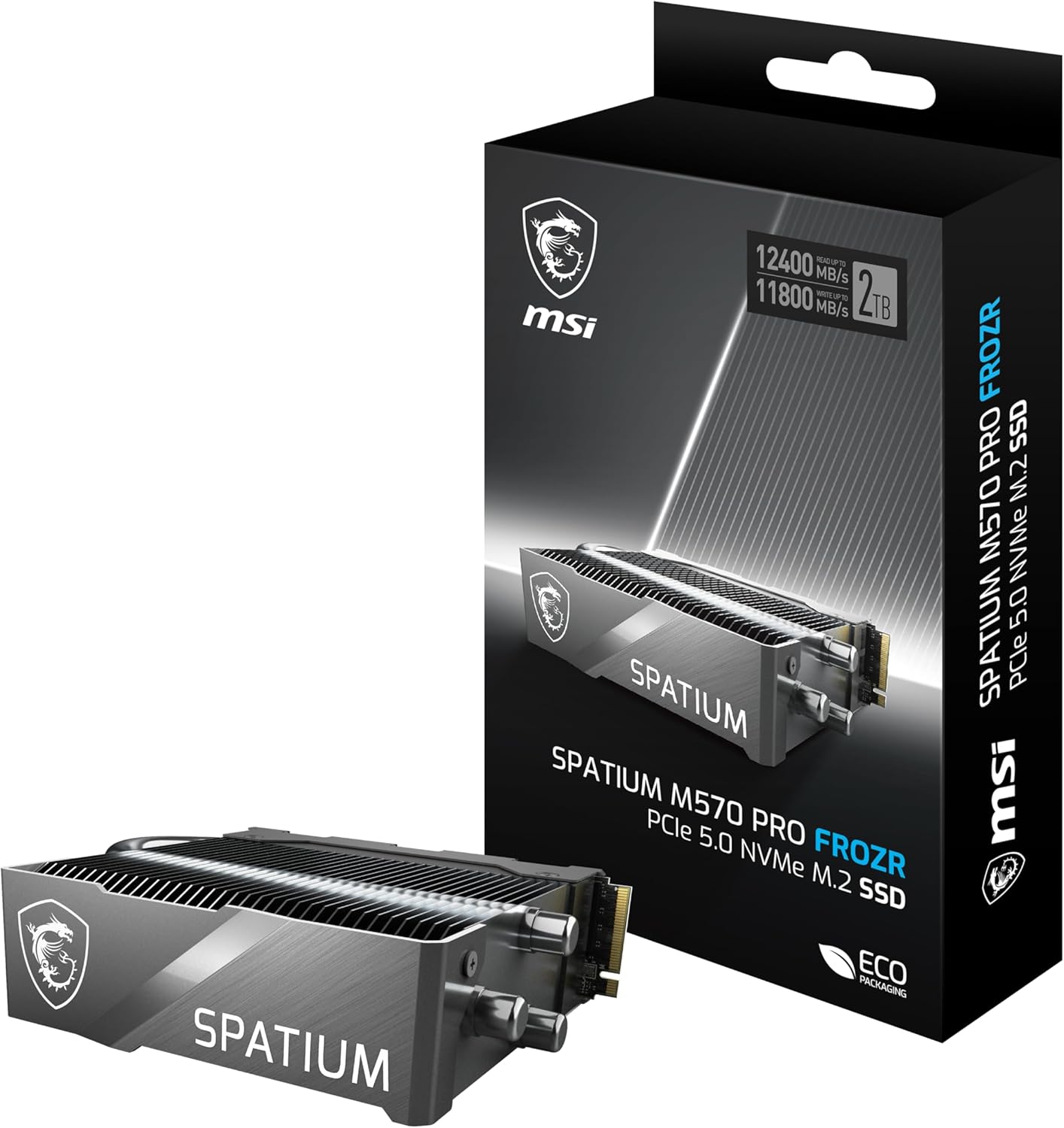 MSI Gaming SPATIUM M570 PRO PCIe 5.0 NVMe M.2 2TB FROZR